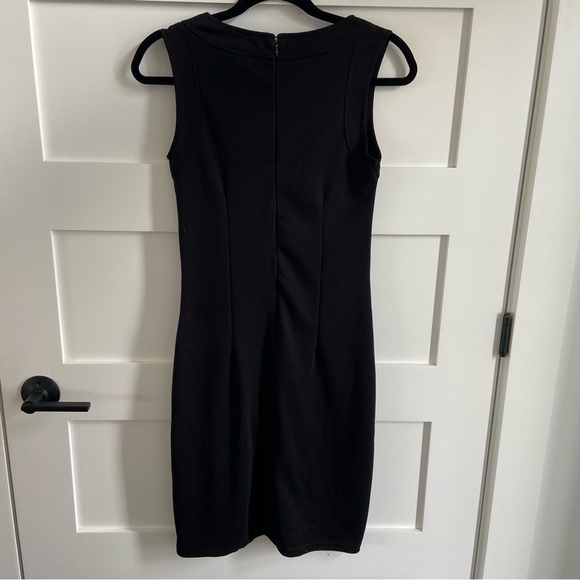 Vintage 90s Le Chateau Black Sleeveless Mini Dress - Picture 9 of 14